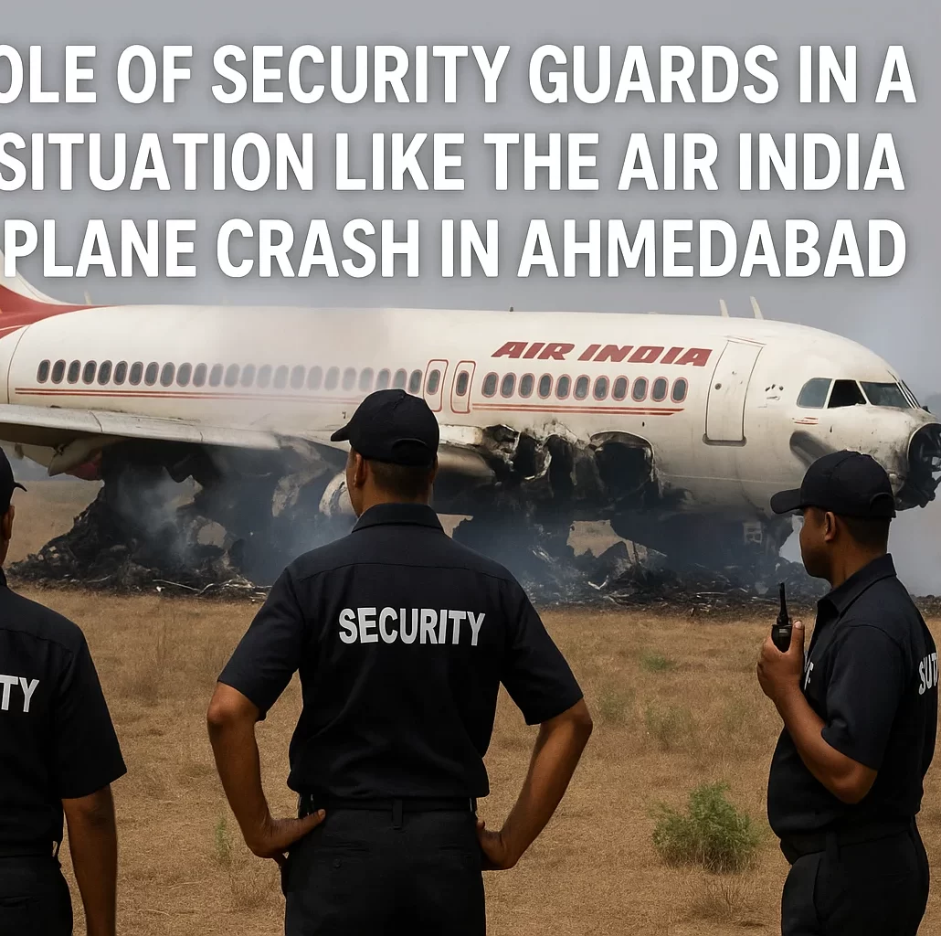 Role of Security Guards in a Situation Like the Air India Plane Crash in Ahmedabad